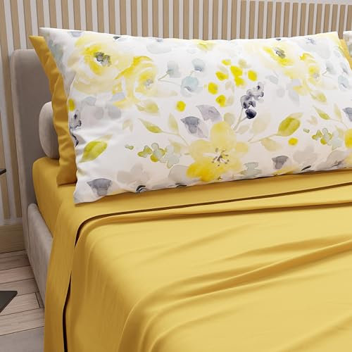 PETTI Artigiani Italiani - Lenzuola in Cotone con Federe in Stampa Digitale, Lenzuola Matrimoniali, Completo Letto Matrimoniale, Macao, 100% Made in Italy