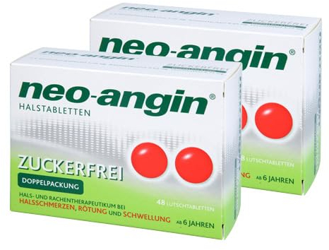 NEO-ANGIN Halstabletten zuckerfrei Doppelpackung (2x 48St)