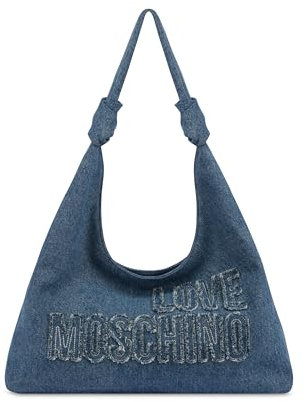 Love Moschino BORSA DENIM BLU SCURO