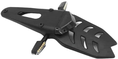 Motorrad Kotflügel Motorrad Kotflügel Hinten Kennzeichen Halterung Halter Mit 12V Rücklicht Brems Lampe Universal Für Motocross