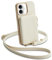 ZVE for iPhone 16 Case Wallet, RFID Blocking Leather Case with Card Holder, Crossbody Wrist Strap Phone Case for Women for iPhone 16 6.1 Beige