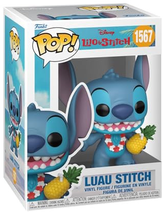 Funko Pop! Disney: L&S - Luau Stitch - Lilo and Stitch - Figura de Vinilo Coleccionable - Idea de Regalo - Mercancia Oficial - Juguetes para Niños y Adultos - Movies Fans