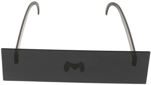 VALICLUD lustige Sonnenbrille Gläser zum Leuchten bringen Neuartige Party-Sonnenbrille über Brille Sonnenbrille pixel brille pixelbrille Party-Sonnenbrille für Erwachsene Mosaikglas Black