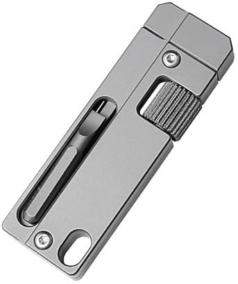 YHZNAGEM Titanium Wrench, EDC Tool, Adjustable Wrench, Compact Titanium Wrench Keychain Gadgets for Everyday Carry