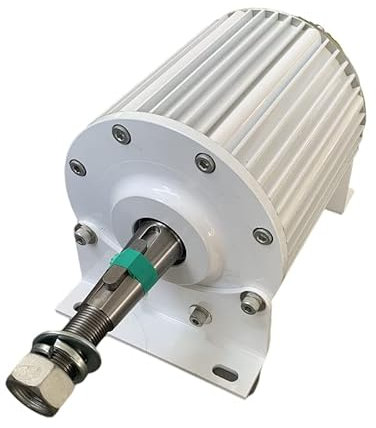 Generador de imanes permanentes 5000W, Turbina eólica de 5KW 50Hz, 300RPM,48V,96V,220V,380V generador de energía libre,Aerogeneradores alternador trifásico de energía alternativa