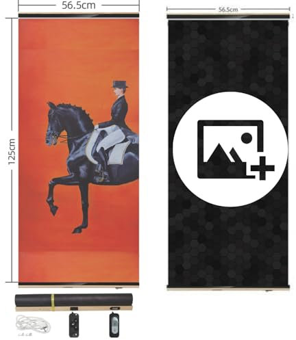 ART2HEAT Ferninfrarot-Künstliche Heizung, Graphen-Heizung mit benutzerdefiniertem Bild, Graphen, ultraleicht, 56 x 125 cm, 500 W, Infrarot-Heizbild wärmt den Körper effizient und nachhaltig