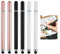 cxxtkcxxlc Stylus Pen, Pack of 6, Universal Tablet Pen with Rubber and Disc Tips, Compatible with Samsung/Huawei/Xiaomi/Android/iOS, Ideal for Smartphone, Tablet, Touchscreen Devices