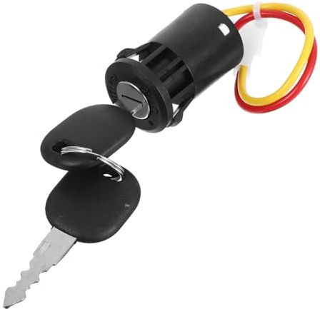 Holibanna Interrupteur À Clé Étanche Contacteur De Démarrage pour Voiture Électrique Enfant Interrupteur Marche/Arrêt À Bouton Unique Pièce De Rechange pour Trottinette Électrique Et Véhicules Jouets