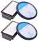 HGXLOWUA 4 Filtri HEPA, Compatibili con La Serie Rowenta Cyclonic Power, RO3753EA, RO3731EA, RO3786EA / Compatibili con Moulinex/Tefal Compact