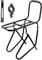 Front Pannier Rack, Front Pannier Rack, Accessories Front Fork Holder with Shelf and 15 kg Load Capacity for Fork Diameter, Black