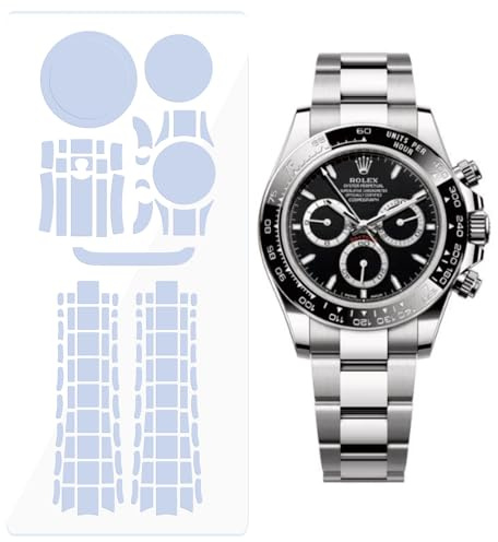 2 Stück Schutzfolie für Rolex Daytona 40 mm, Ref. 126500
