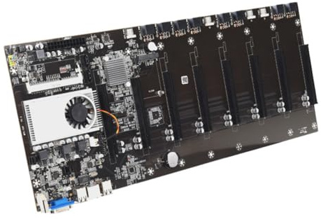 Zerodeko Máquina Minera y Interfaz Vga Integrada Placa Base Memoria Ddr3 8 Ranuras Gpu Rendimiento Silencioso y Soporte para Arranque Pxe