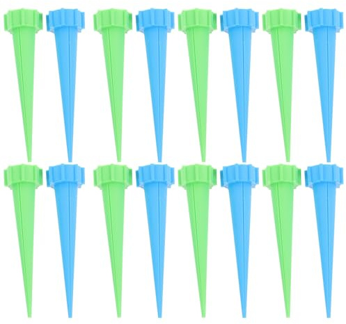 CHICAMPERA 16pièces Distributeur Eau Automatique pour Plantes Système Irrigation Goutte à Goutte Plastique Contrôle Intelligent de Humidité pour Arrosage Pot Intérieur Économie Eau