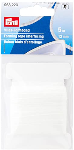 Prym 968220 Vlies-Formband 12 mm, 5 m, weiß