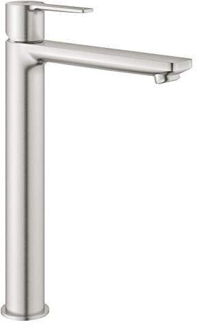 GROHE Lineare, Badarmatur - Waschtischarmatur, XL-Size, glatter Körper, supersteel, 23405DC1