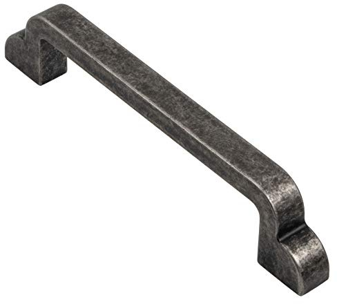 Gedotec Design Schubladengriff - Verzinnt Antik - Lochabstand: 160 mm - Möbelgriff Antik inkl. Befestigungsmaterial- Bügelgriff aus Metall für Möbel & Schranktüren - Stangengriff Vintage