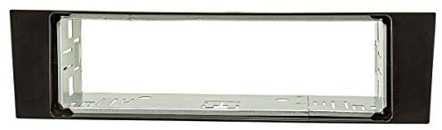 tomzz Audio 2403-057 Radioblende Metallschacht kompatibel mit Audi A3 A3 Sportback 8P 8PA schwarz