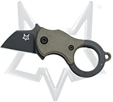 Fox Knives Mini-TA Liner Lock FX-536ODB OD Green and Black Stainless Pocket Knife