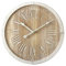 Rebecca Mobili Wanduhr, Designuhren, Retro-Stil, Hellbraun Weiß, MDF-Holz, römische Ziffern, für Geschenkidee - Maße: 40 x 40 x 4,5 cm (HxLxB) - Art. RE6463