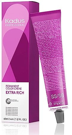 Kadus Professional Permanent Hair Color 6/56 Dark Blonde Mahogany Purple 60ml Permanente Capelli 6/56 Biondo scuro mogano viola per un colore brillante e duraturo