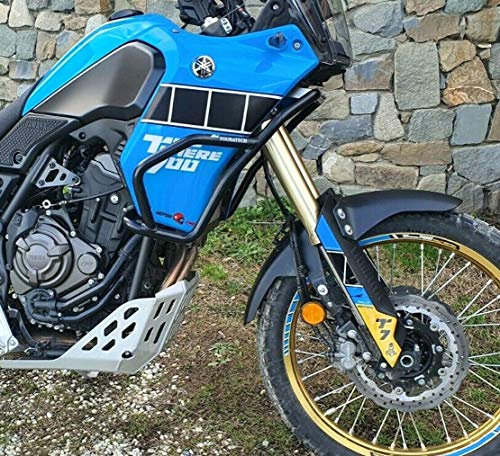 labelbike - 2 3D Harz Aufkleber Motorraddekorationen und Schutz für Kotflügel kompatibel mit Yamaha Tenere 700 Rally Edition ab 2022