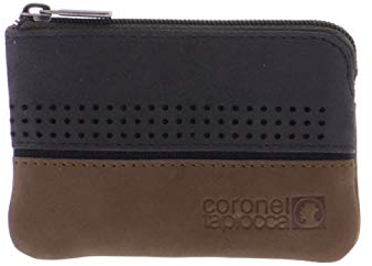 Coronel Tapiocca Wallet Portemonnaie Alejo Portmonee Herren-Geldbörse Herren Braun, 11,3 x 8