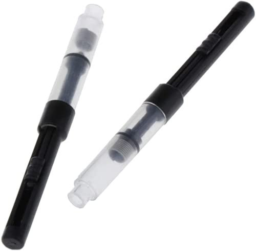 20 Stück Tintenkolben-Konverter-Adapter, Universalgröße, passend für die meisten Füllfederhalter, Drehmechanismus für saubere Fülllänge: 65 mm, Durchmesser: 3 mm