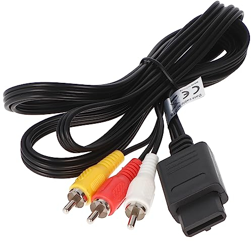AccuCell Cable de vídeo compatible con Nintendo SNES, Super Nintendo, Super Famicom, N64, GameCube