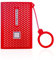 T7 Étui de rangement en silicone pour SSD portable Samsung T7 1 To 2 To 500 Go anti-rayures léger et souple Rouge