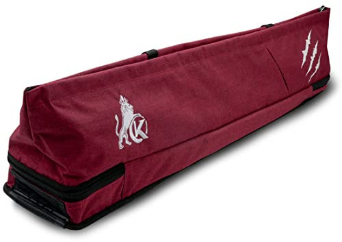 KONLLEN 3x4 4x5 Oxford Cloth Billard-Hüllen Prairie Pool Queue Case Tragetasche mit hoher Kapazität