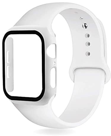 CINTURINO APPLE WATCH 40mm + cover apple watch - in silicone antiallergico con pellicola protettiva HD - disponibile in 3 colori - compatibile con apple watch se, apple watch 6-5 - 4
