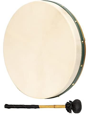 Muzikkon Frame Drum Deluxe 30 cm nicht stimmbare Mulberry Shaman Drum