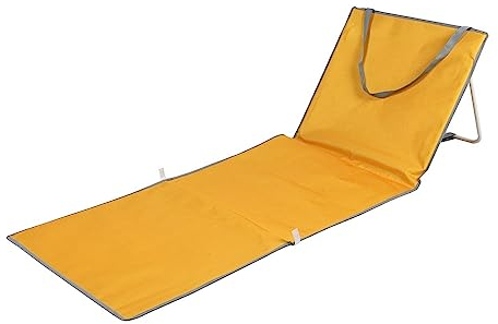 Sunnydays Strandmatte Strandliege Strand-Liege (Gelb)