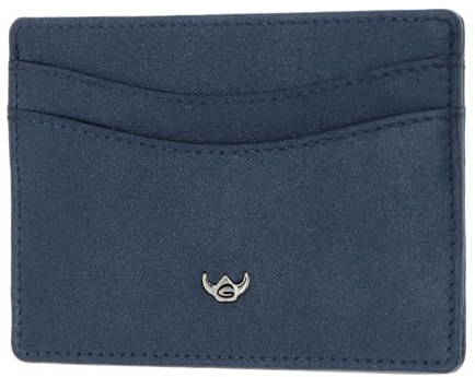 Golden Head Leder Kartenhalter Valencia RFID Protect Kartenetui 4448 Saphir dunkelblau