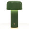 Glivpny Lampada da tavolo a fungo senza fili, lampada da tavolo portatile, dimmerabile, ricaricabile, moderna, lampada da comodino, lampada a batteria, luce notturna per interni ed esterni (A-verde