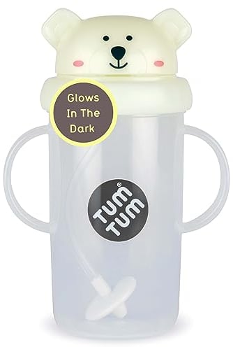 TUM TUM Tippy Up Free Flow Sippy Cup (No Valve), Sippy Cup for Toddlers, BPA Free (Pete Polar Bear 300ml)
