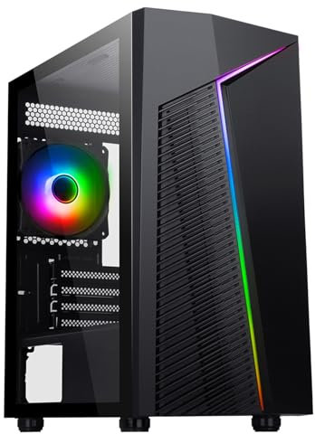 Veno Scorp Gaming PC AMD Ryzen 5 5600G RX VEGA 7 Graphics - 16GB 3200MHz RAM - 512GB NVMe SSD - 550W 80+ PSU - Windows 11 - WiFi - NOVA ARGB