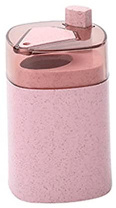 Caja automática for palillos de dientes, contenedor de soporte for palillos de dientes de paja de trigo, dispensador portátil de palillos de dientes, caja de almacenamiento, organizador de cocina