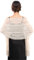 Spitzen Stola für Damen, Elegante Leichte Frauen Schultertuch Schal mit Quaste, Einfarbige Durchbrochen Spitzenschal Dreieckstuch für Festlich, Hochzeit, Alltag