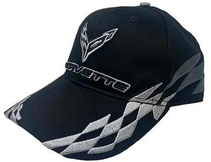 SR1 Performance C8 Corvette Bad Vette Mütze – verstellbare 3D-bestickte Kappe – offiziell lizenziert von GM