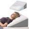 baibu Bed Wedge Pillow Memory Foam Sleeping Support Pillow, Dual Layer bed wedge pillow for sleeping upright, Washable Cover