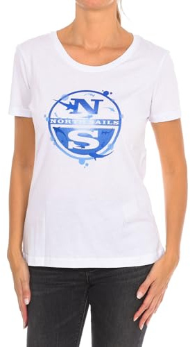 NORTH SAILS Damen T-Shirt 902434, Weiß, X-Large