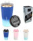 Gobelet isotherme en acier inoxydable - 500 ml - Personnalisable - Pour café à emporter - Bleu