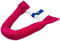 Bull Fit Fer à Cheval Boudin pour Chiens 30 cm, Boudin Chien Mordant en Nylon-Coton avec 2 Anses - Boudin À Mordre Jouet - Robuste Boudin Mordant Chien de Haute Qualité, Rose