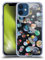 Head Case Designs Offizielle Ninola Weltraumplaneten Schwarz Farbenfrohe Muster Gel Handyhülle Hülle [Militärischer Schutzgrad] Kompatibel mit Apple iPhone 12 Mini