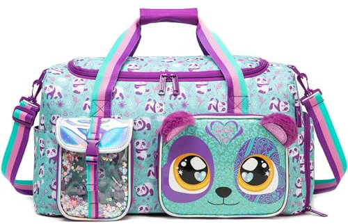 HTgroce Bolsa Deporte para Niños - Bolsa de Viaje Travel Bag- Bolsa Gimnasio Piscina Infantil con Correa Ajustable
