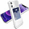 SFthingsss Compatible iPhone 16 Shockproof Wallet Case with Card Holder Slot Clear