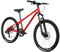 FabricBike Terra - Alu Mountainbike Jugendfahrrad 24 Zoll ab 8, 9, 10 und 11 Jahre, 7-Gang-Schaltung, Scheibenbremse, Federgabel, Kinder Fahrrad (Matte Red)