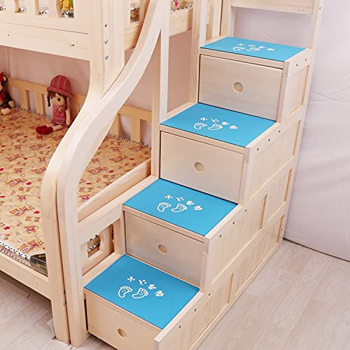 Tappeto antiscivolo per letto a castello per scale sotto il soppalco per letto matrimoniale per bambini copertura autoadesiva per scale tappetino per la sicurezza delle scale degli animali domestici