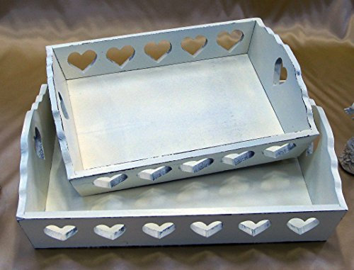 ARREDO SELLI Vassoio PROVENZALE Cuori CM 39X30X8